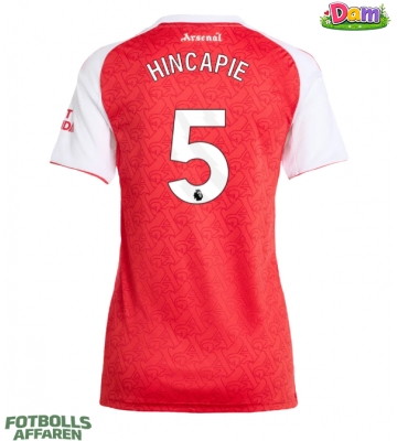 Arsenal Piero Hincapie #5 Hemmatröja Kvinnor 2025-26 Kortärmad